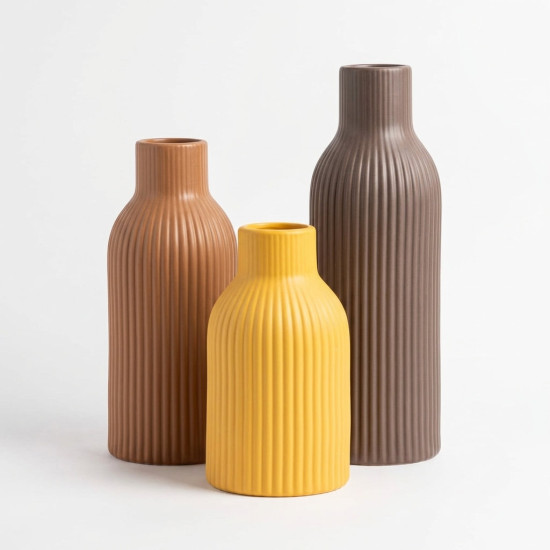 Porcelain Vase Set 3 Pcs